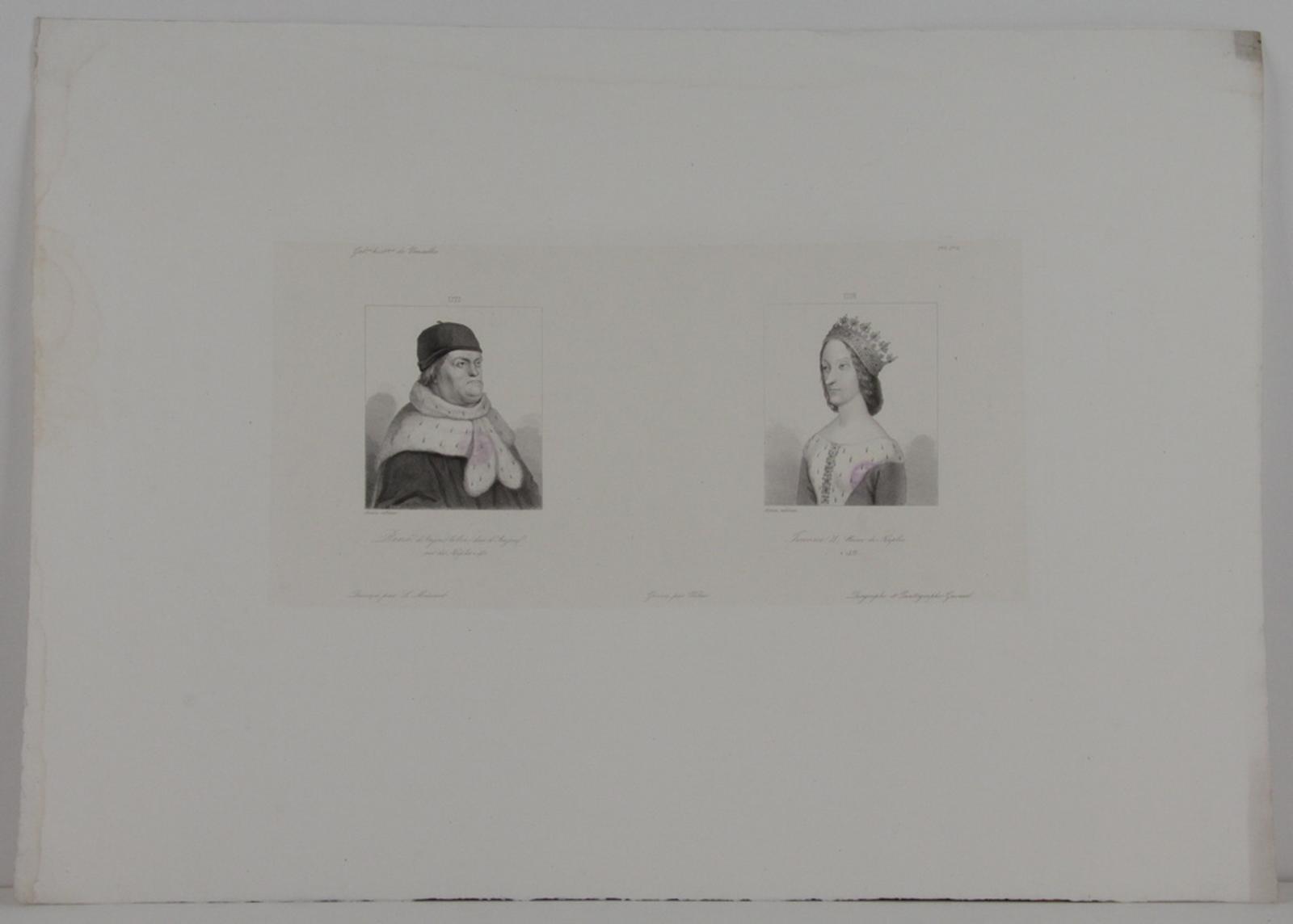 Galerie historique de Versailles, Portrait de René d'Anjou et de Jeanne II_0