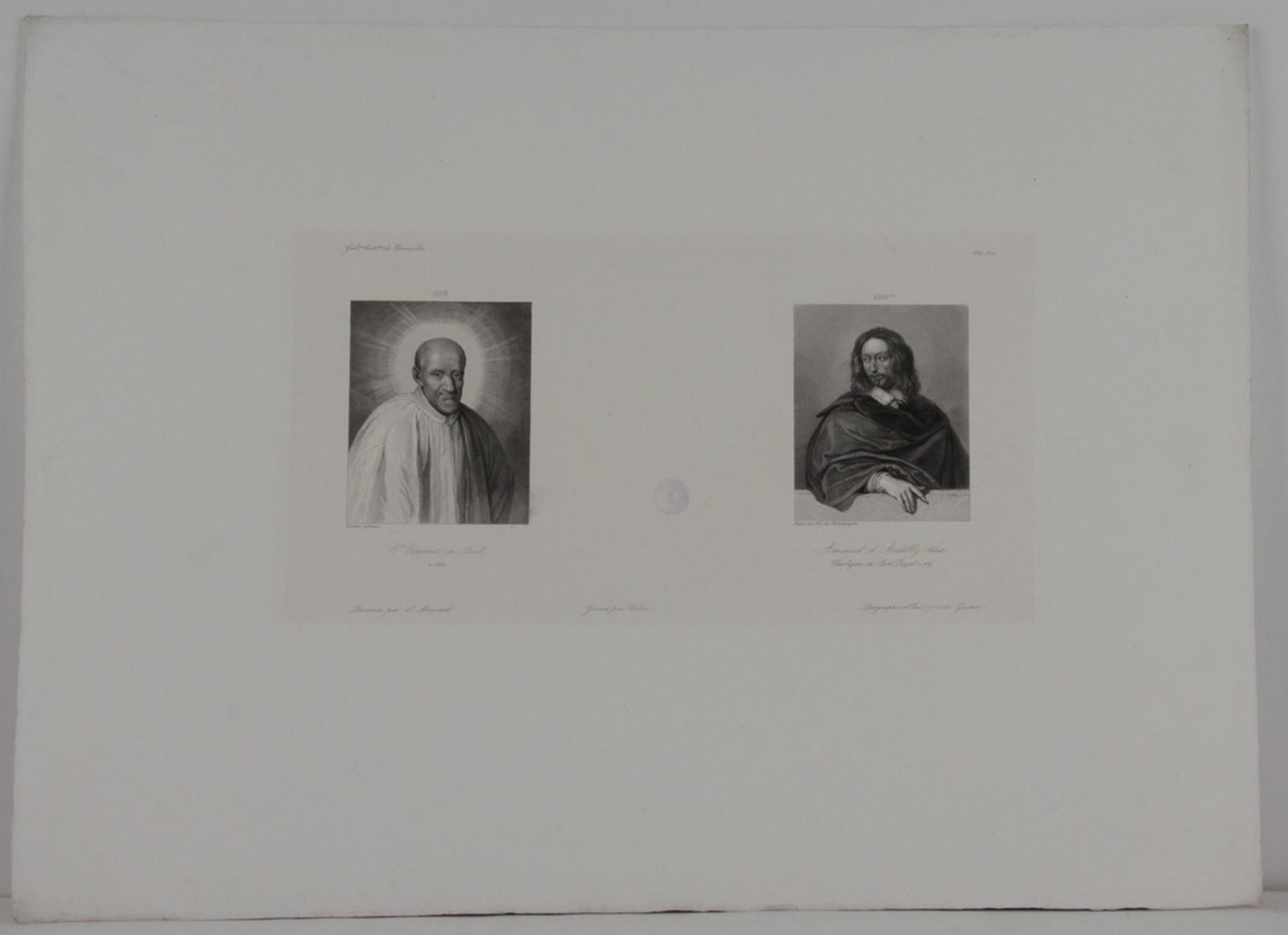 Galerie historique de Versailles, Portrait de Saint Vincent de Paul et de Robert Arnaud d'Andilly_0