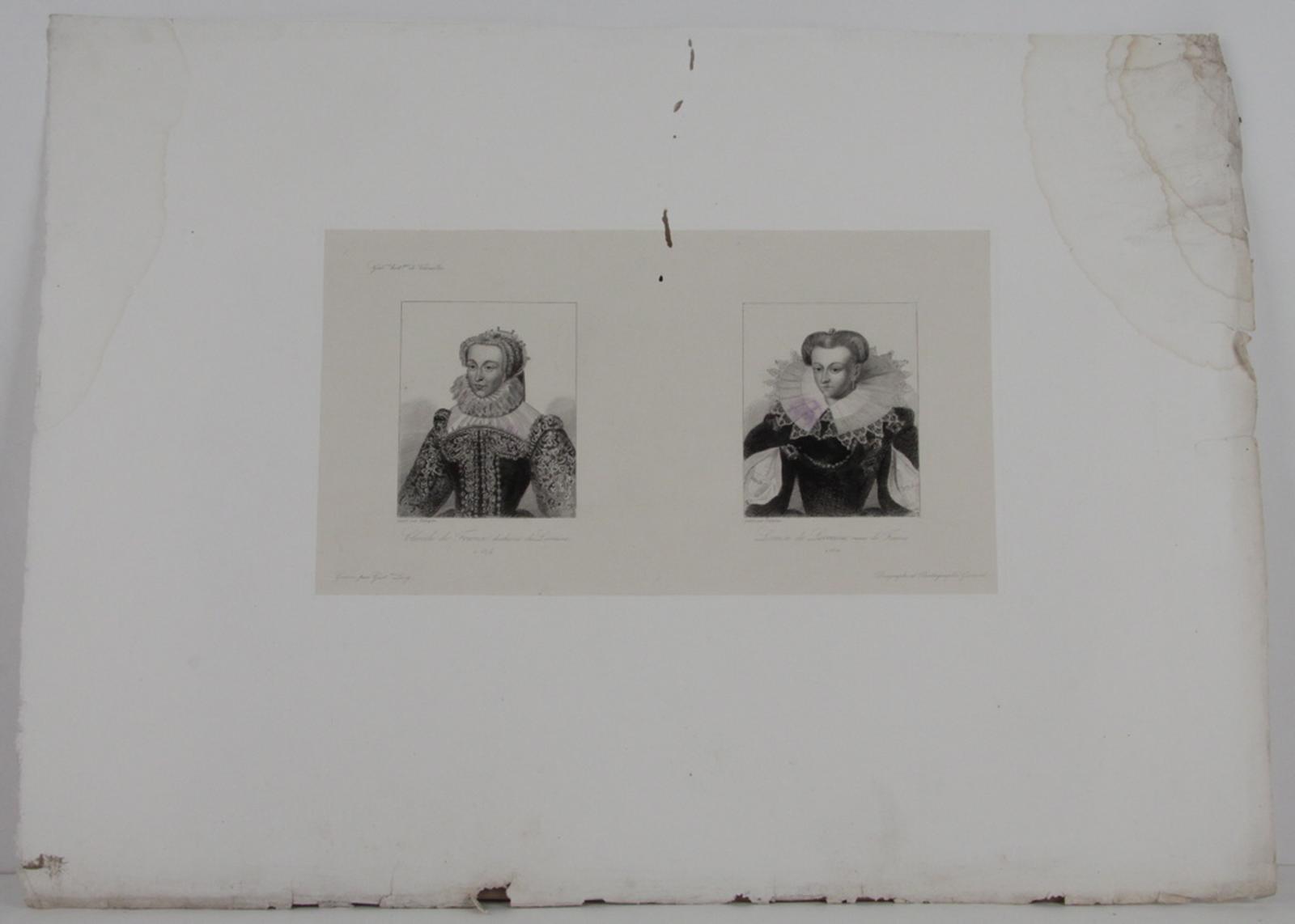 Galerie historique de Versailles, Portrait de Claude de France et de Louise de Lorraine_0
