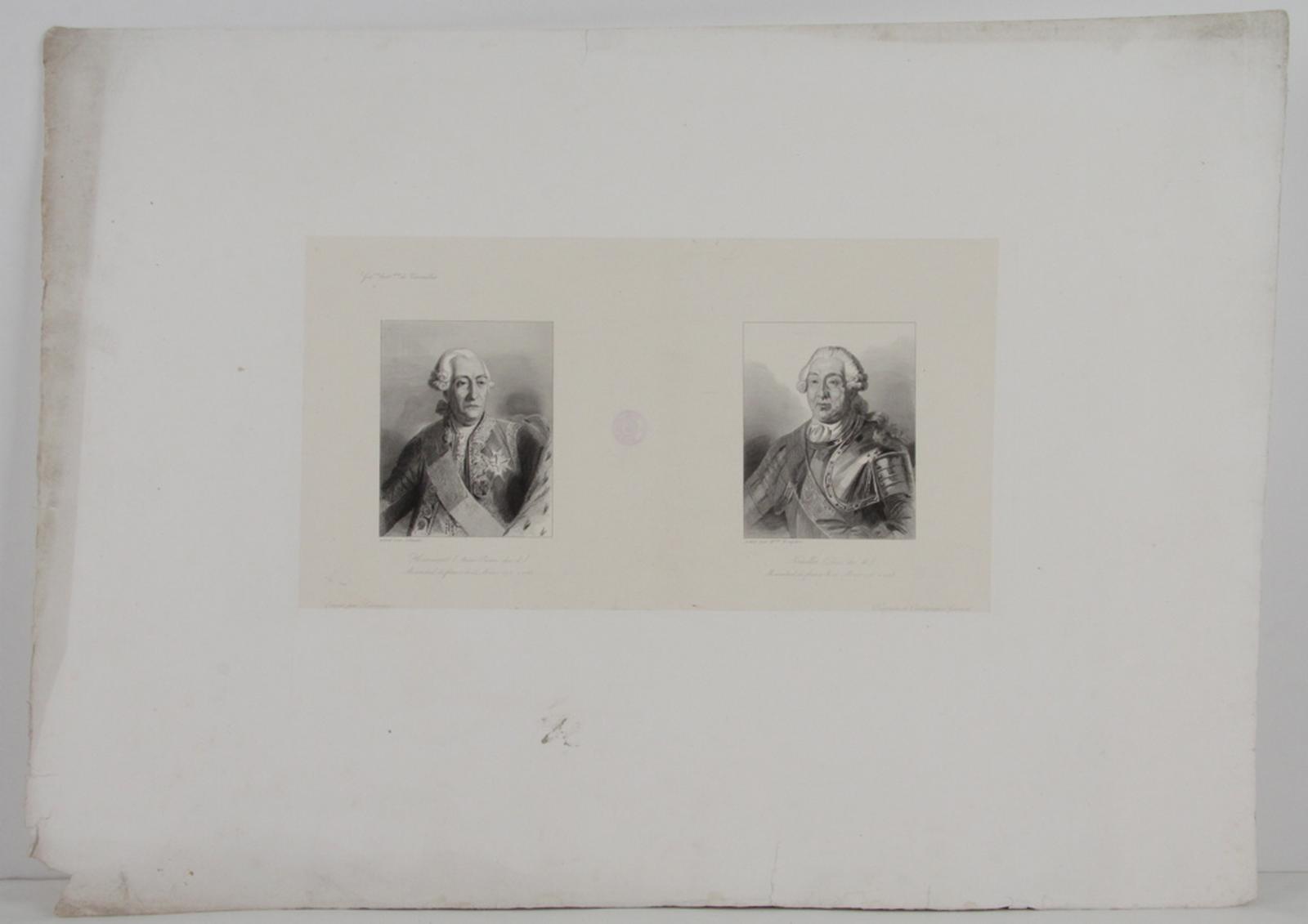 Galerie historique de Versailles, Portrait de Anne Pierre duc d'Harcourt et de Louis, duc de Noailles, Jean-Victor Schnetz, 1839-1848