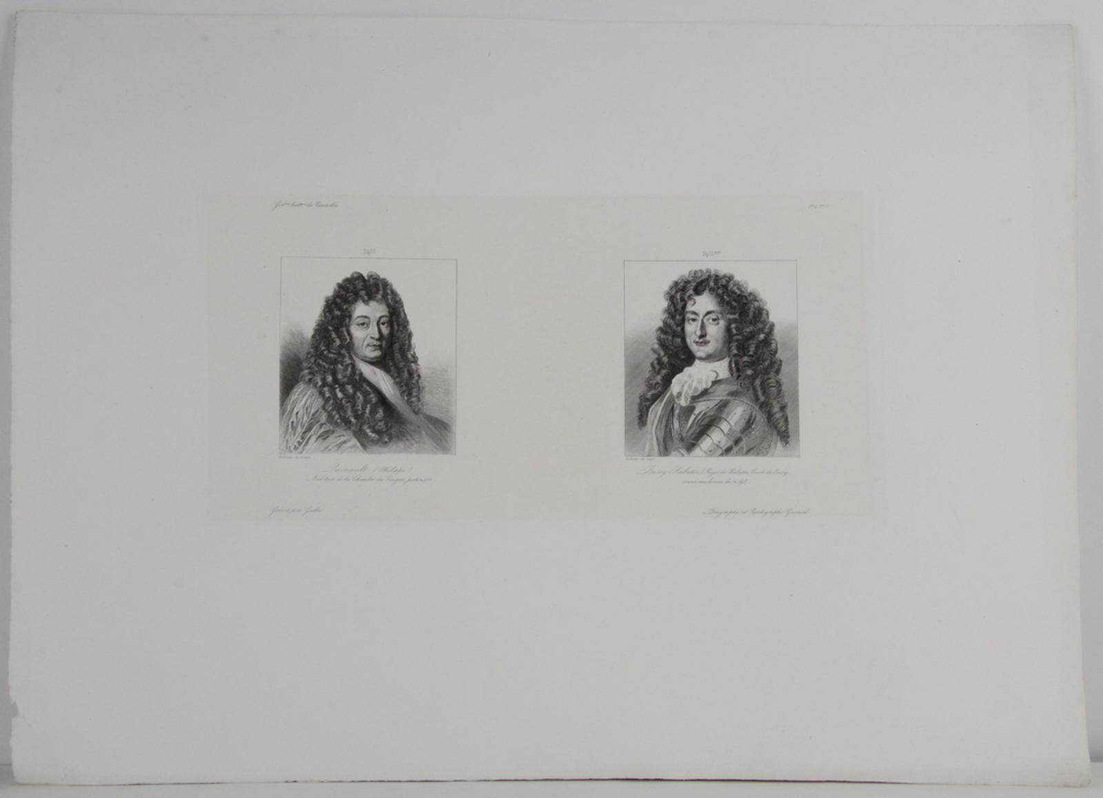 Galerie historique de Versailles, Portrait de Philippe Quinault et de Roger de Rabutin_0