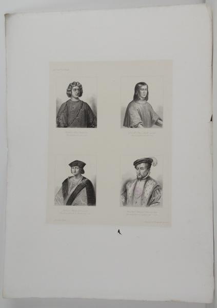Galerie historique de Versailles, Portrait de Louis Bâtard de Bourbon, de Louis Malet, de Charles d'Ambroise 11ème du nom et de Claude d'Annebaut_0