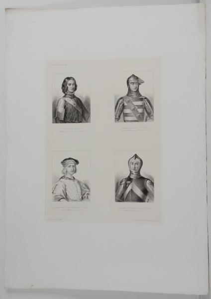 Galerie historique de Versailles, Portrait de Renaud de Trie, de Pierre de Bréban, de Jacques de Chatillon et de Robert de Bracquemont_0