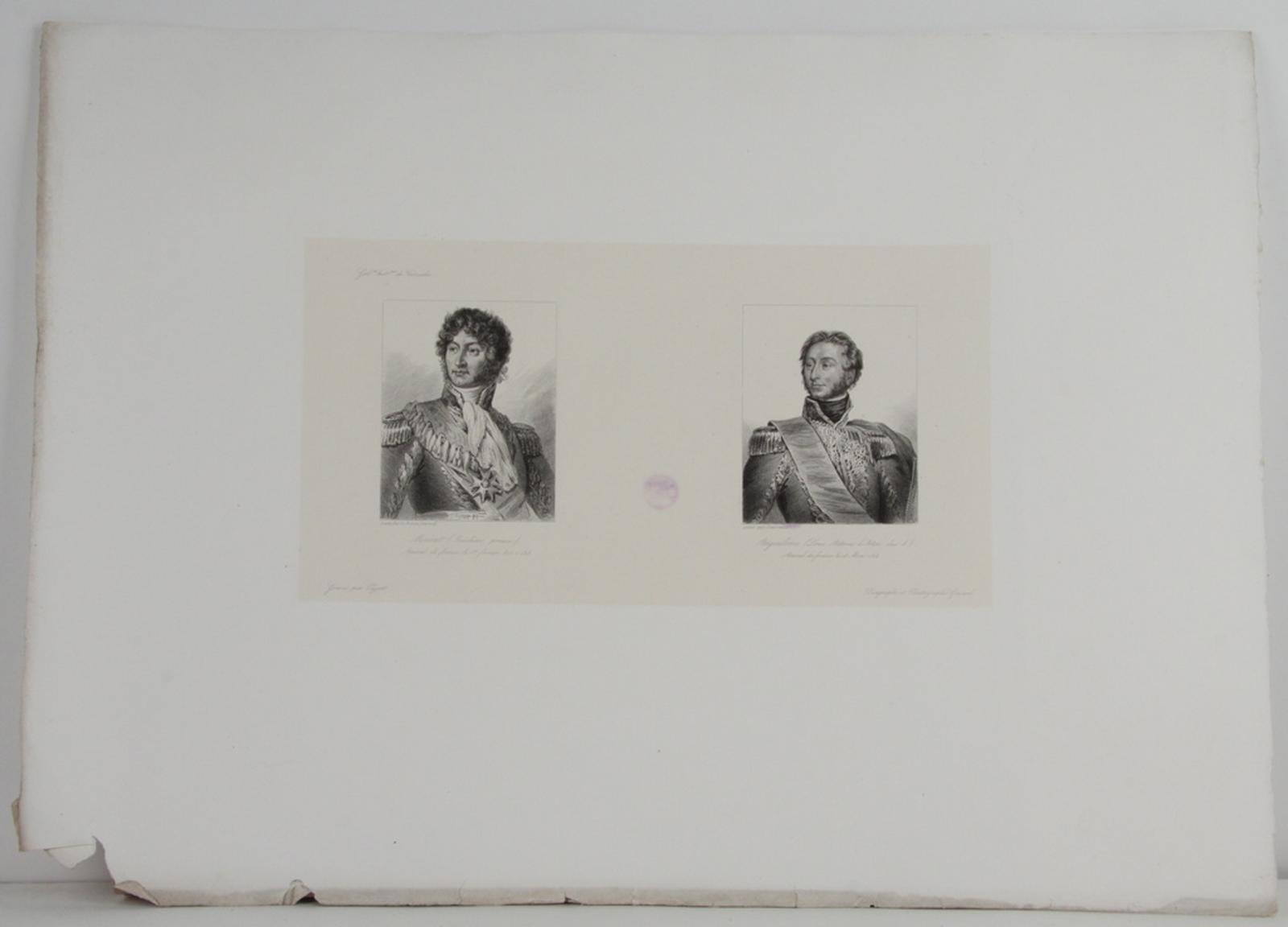 Galerie historique de Versailles, Portrait de Joachim Murat et de Louis Antoine d'Artois_0