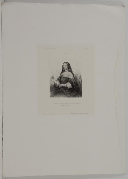 Galerie historique de Versailles, Portrait de Marguerite de Lorraine, Léopold Massard, 1839-1848