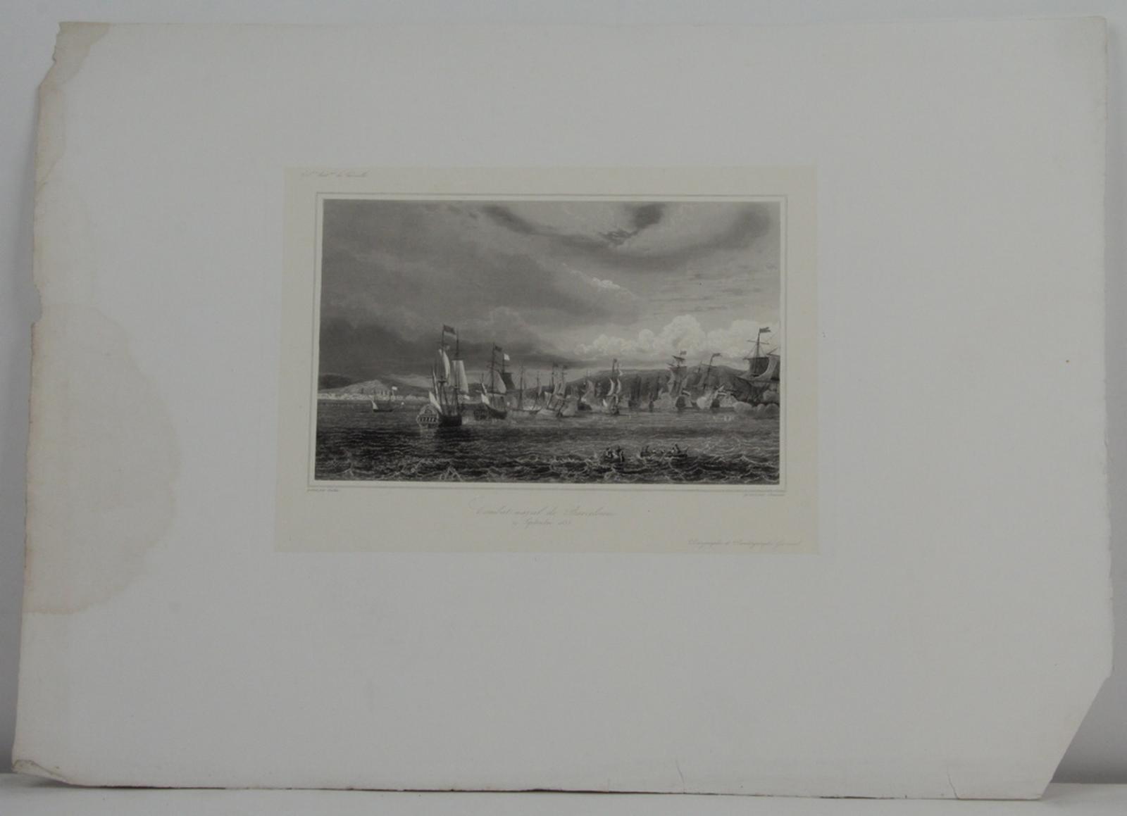 Galerie historique de Versailles, combat naval de Barcelone_0