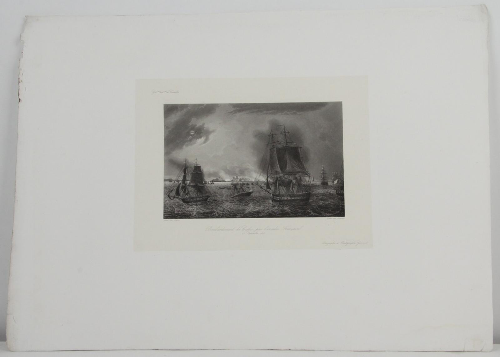 Galerie historique de Versailles, Bombardement de Cadix par l'escadre Française_0