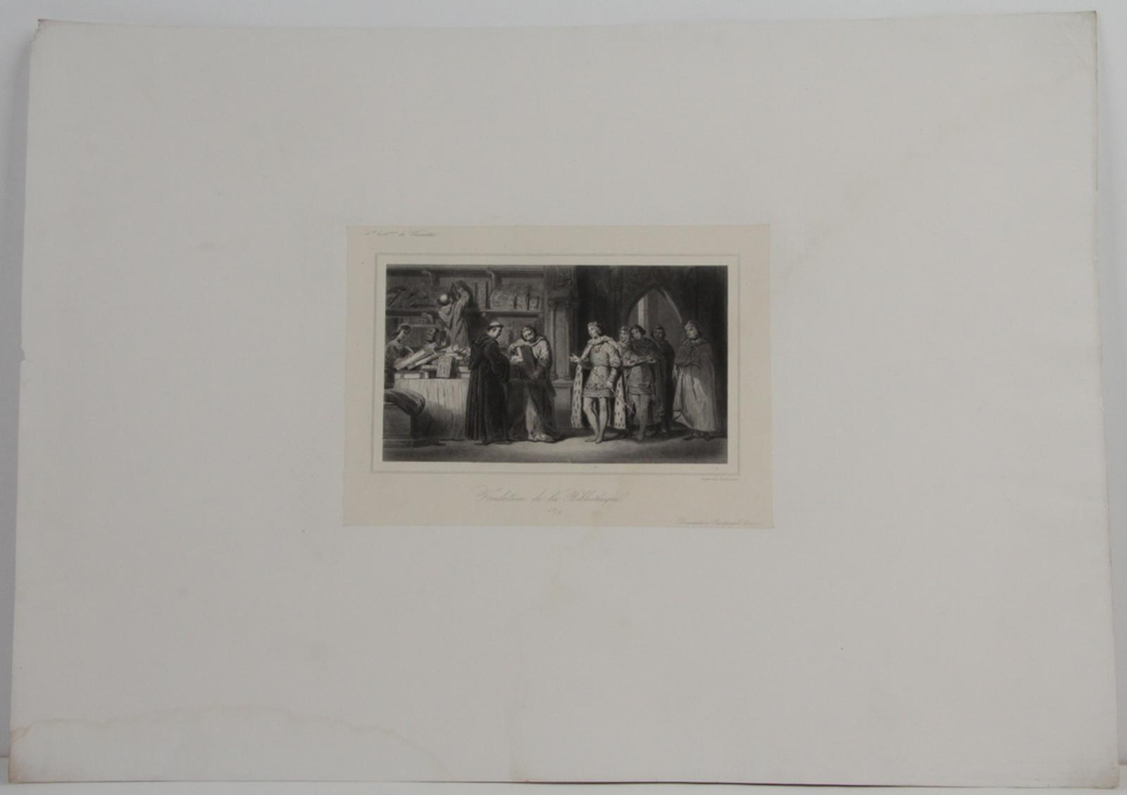 Galerie historique de Versailles, fondation de la bibliothèque_0