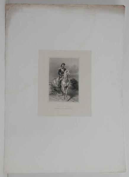 Représentation équestre de François d'Orléans, Paul Girardet, 2e quart 19e siècle, 3e quart 19e siècle