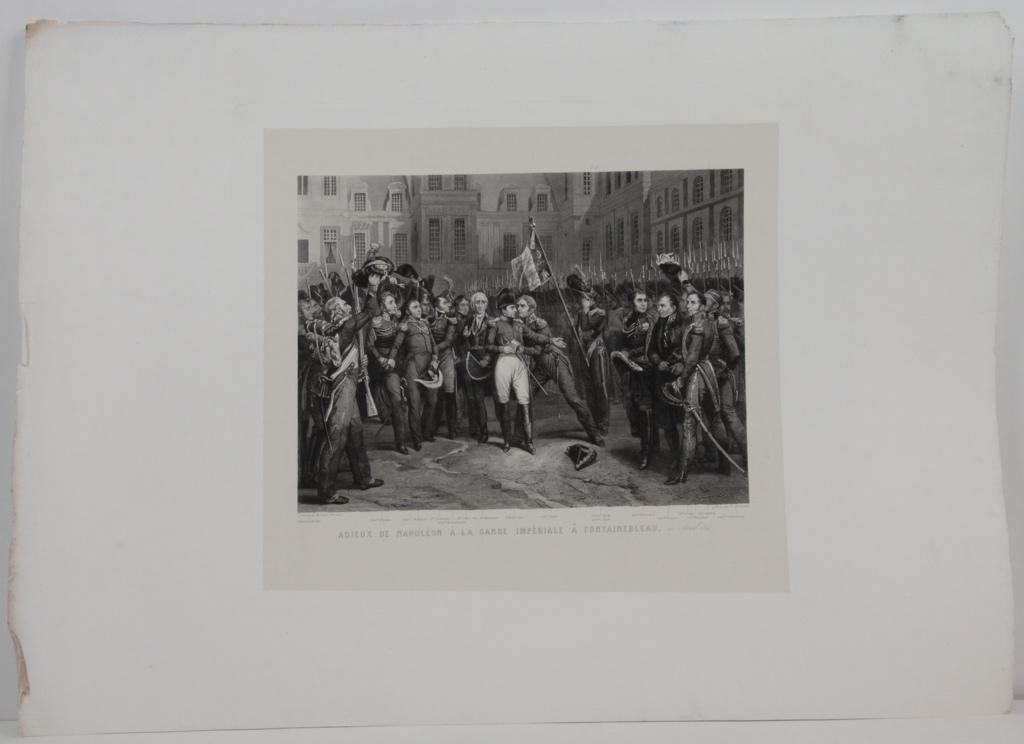 Adieux de Napoléon à la garde impériale à Fontainebleau_0