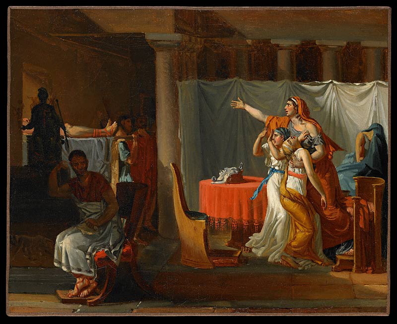 Les Licteurs rapportent à Brutus le corps de ses fils_0