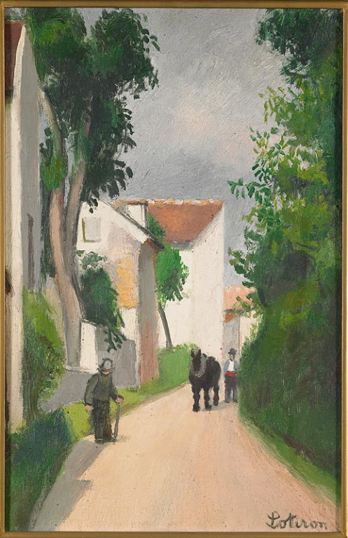 Entrée de Bures, Robert Lotiron, 1928
