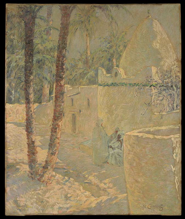Route de Touggourt, Jean-Adolphe Chudant, 2e moitié 19e siècle, 1ère moitié 20e siècle