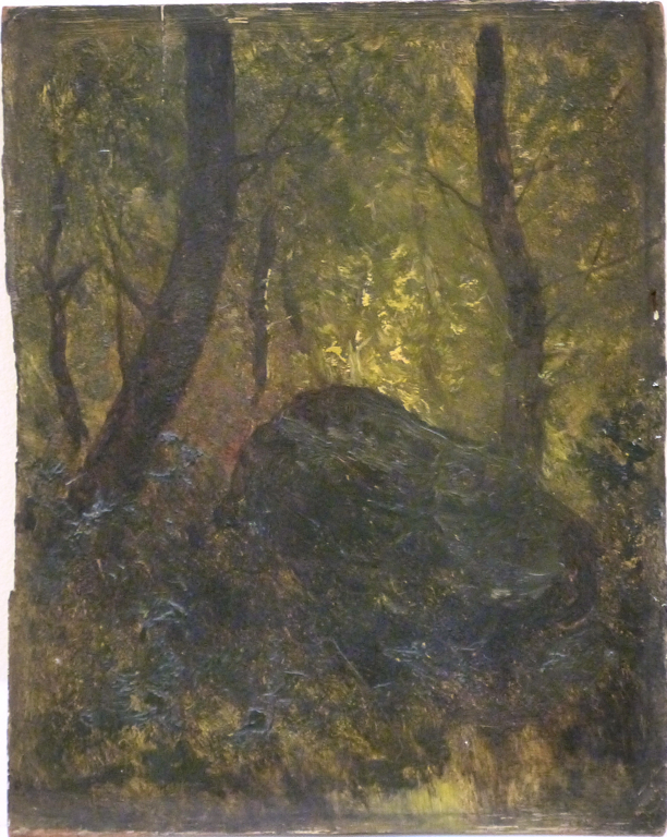 Intérieur de forêt, Augustin Enfantin, 1er quart 19e siècle