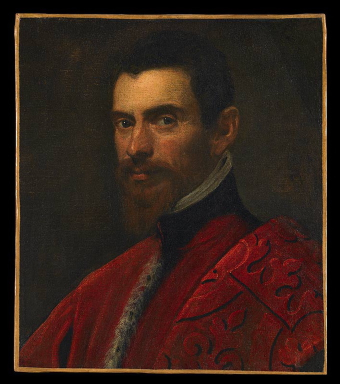 Portrait en buste d'un procurateur de San Marco, Доменико Робусти, 1591-1600