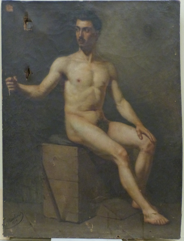 Académie d'homme, Jules Louis Machard, 1859