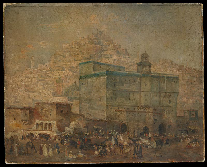 La vieille ville d'Alger, Jean-Adolphe Chudant, 4e quart 19e siècle