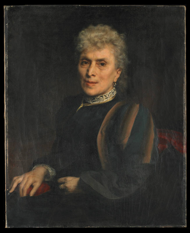 Portrait de Anna Maire, sculptrice, Félix Henri Giacomotti, 1883