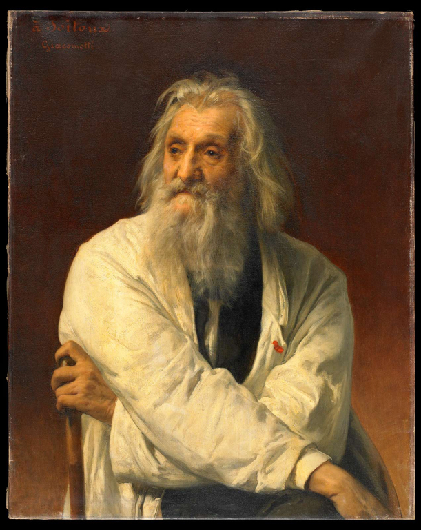 Portrait du sculpteur Jean-Françoix Soitoux, Félix Henri Giacomotti, 19e siècle