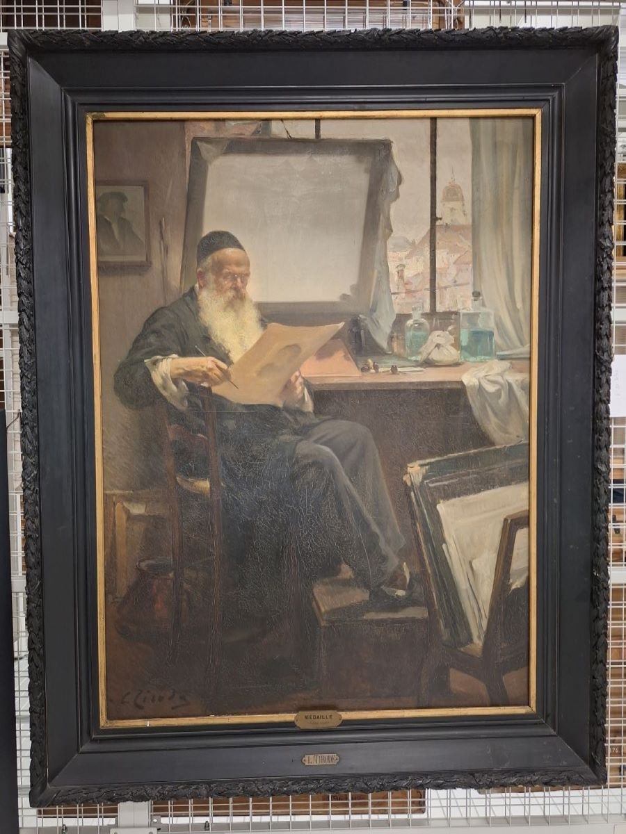 L'épreuve à l'eau-forte ou Le vieux graveur, Léon Tirode, 19e siècle, 20e siècle