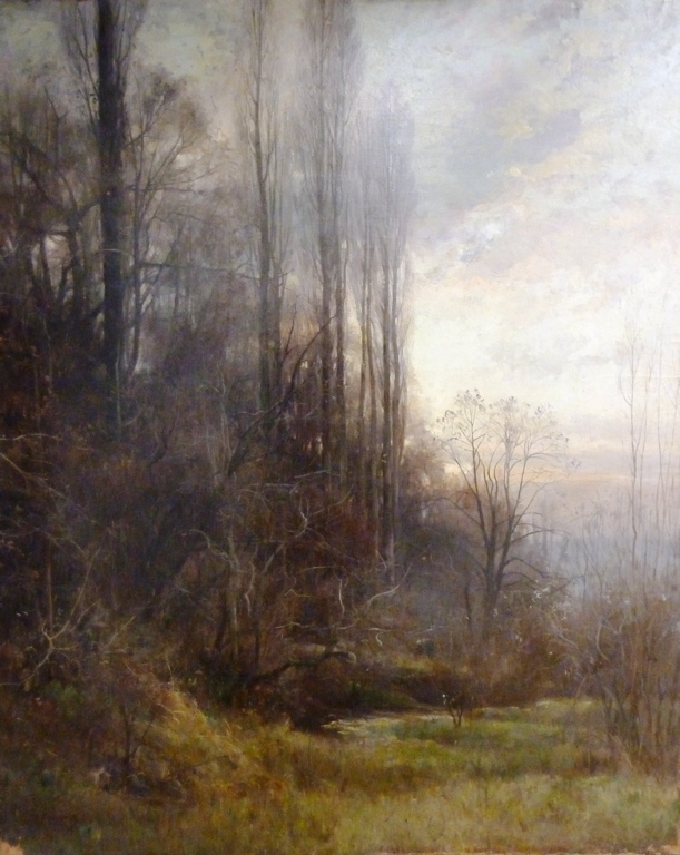 Lisière de forêt en automne, groupe d'arbres, Marcel Ordinaire