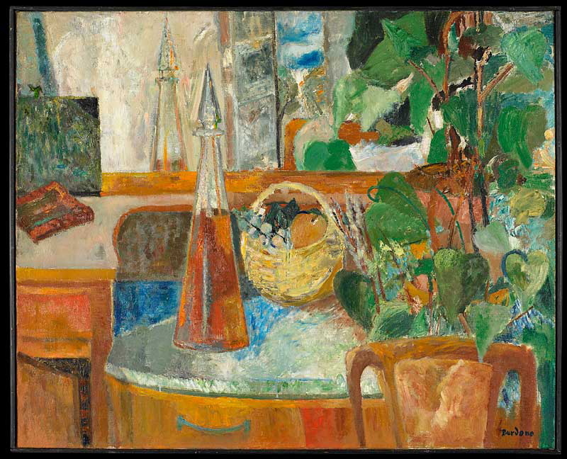 Nature morte au lierre, Guy Bardone, 1955