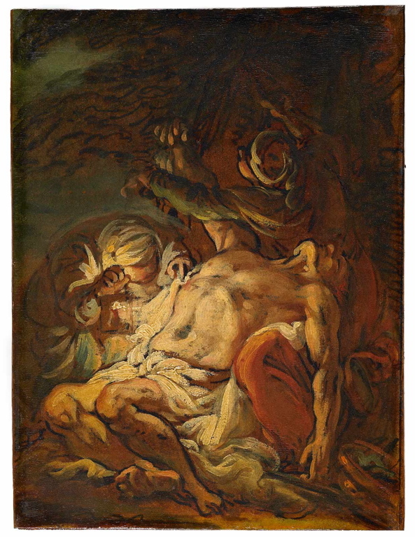 Saint Sébastien soigné par sainte Irène, Jean-Baptiste Deshays, 18e siècle