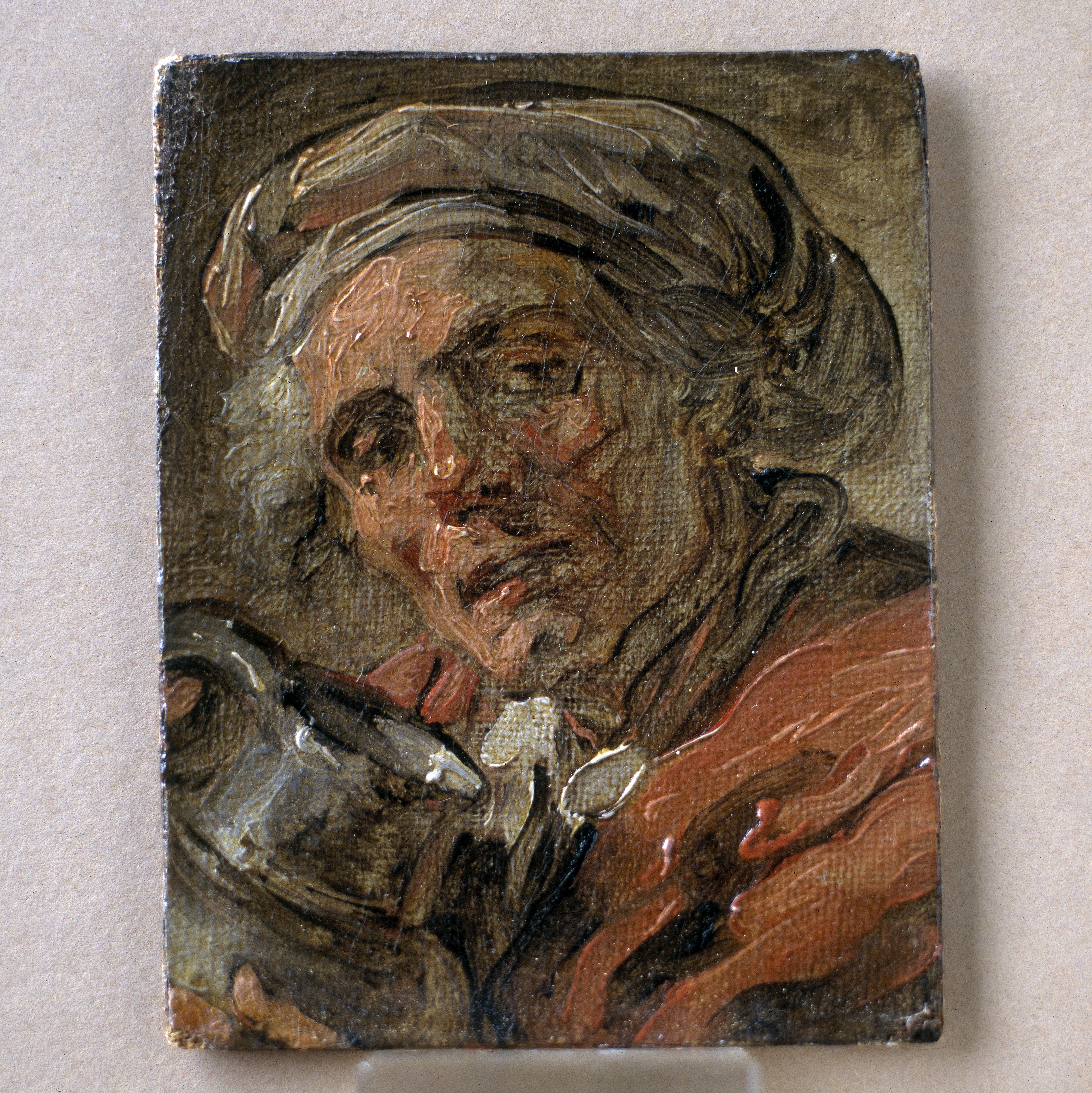 Buveur, Louis Durameau, 18e siècle