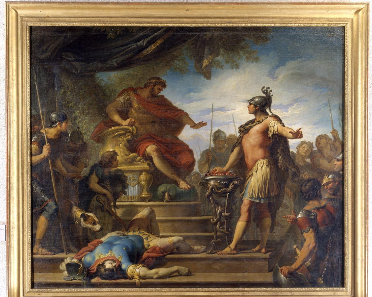 Mucius Scaevola devant Porsenna_0