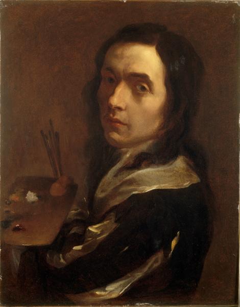 Autoportrait présumé, Guillaume Courtois, 1650 vers