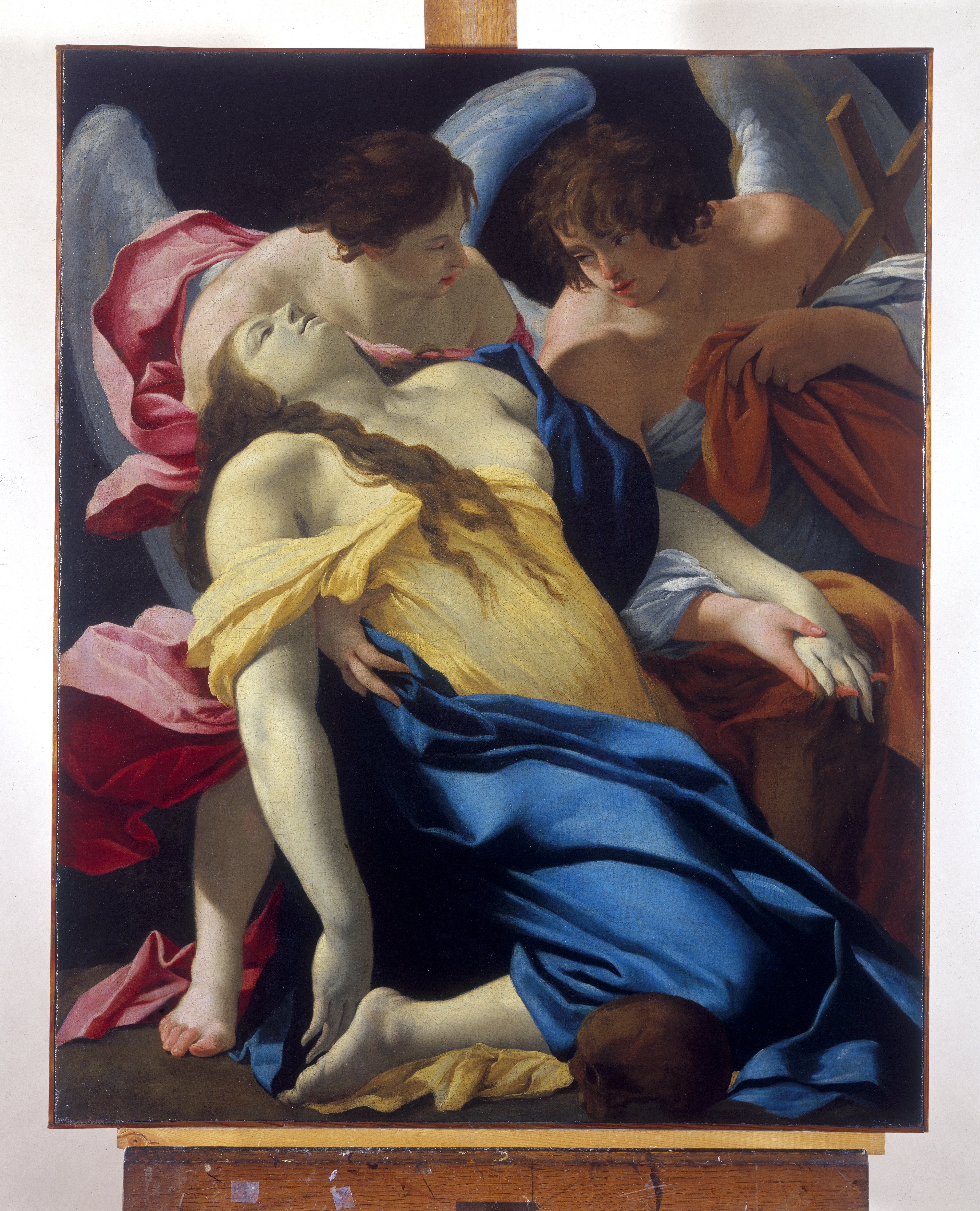 Le Ravissement de sainte Madeleine, Simon Vouet, 1649 avant