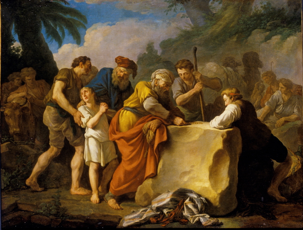 Joseph vendu par ses frères, Jacques François Amand, 1765