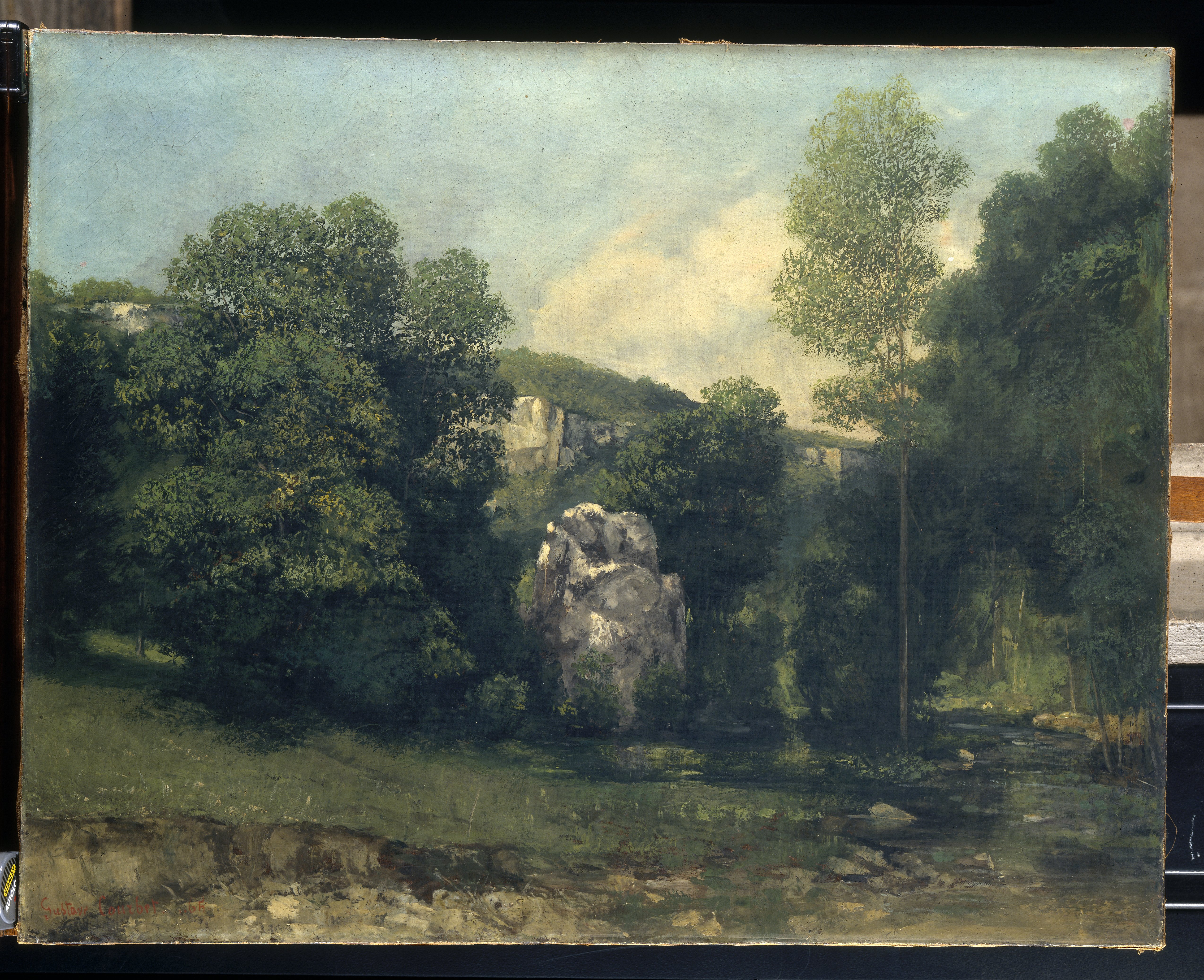 Le ruisseau de la Brême, Гюстав Курбе, 1865