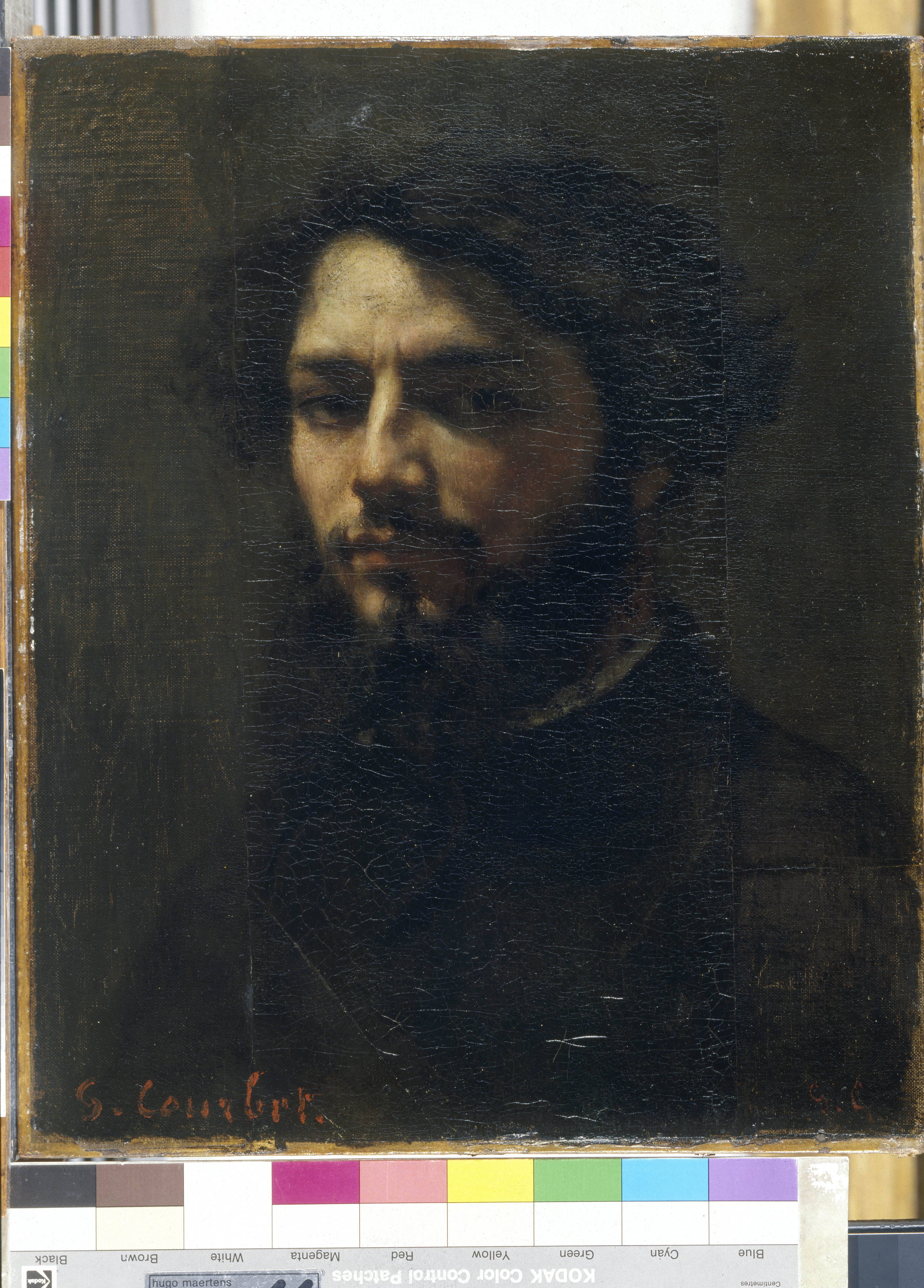 Autoportrait, Gustave Courbet, 1850 vers
