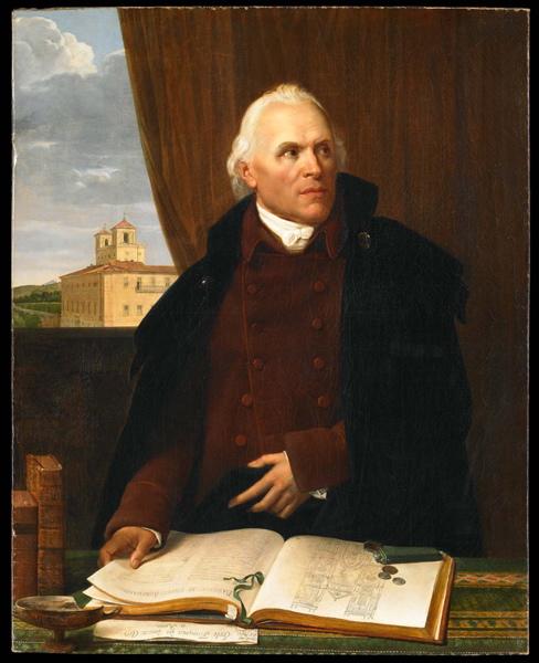 Portrait de l'architecte Pierre-Adrien Pâris (1745-1819), Joseph François Ducq, 18e siècle