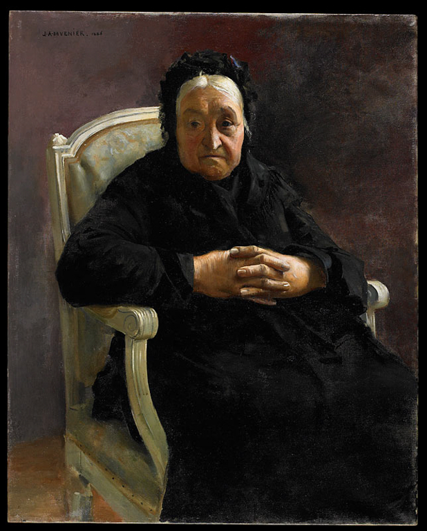 Portrait de la grand-mère de l'artiste, Jules-Alexis Muenier, 1886