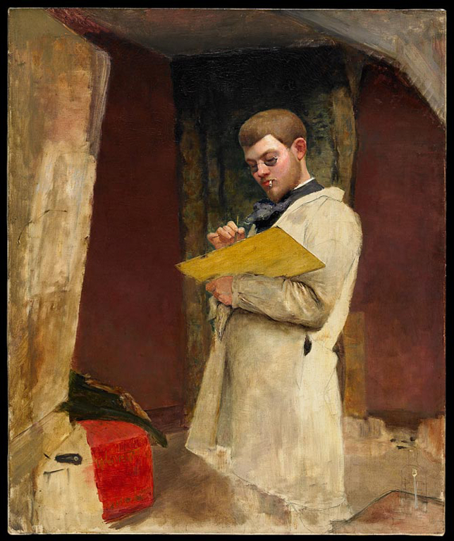 Autoportrait, Jules-Alexis Muenier, 1891 vers