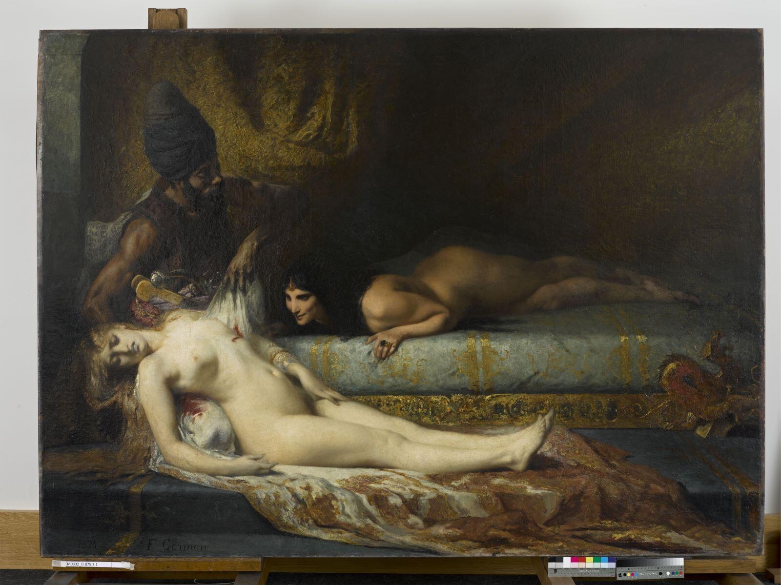 La jalousie au sérail, Fernand Cormon, 1874