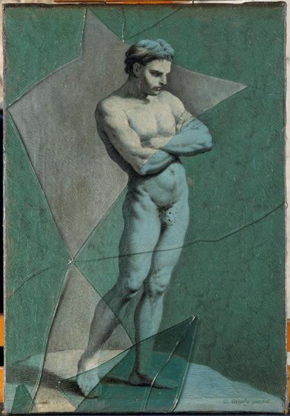 Trompe-l'oeil à la gravure de Bouchardon, Gaspard Gresly, 1750 vers