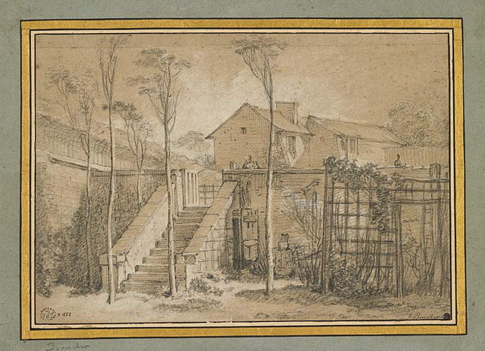 Escaliers et jardin haut de la Faisanderie_0