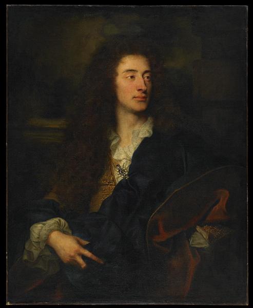 Portrait présumé de Jean-François Regnard, auteur dramatique (1655-1700), Hyacinthe Rigaud, 18e siècle