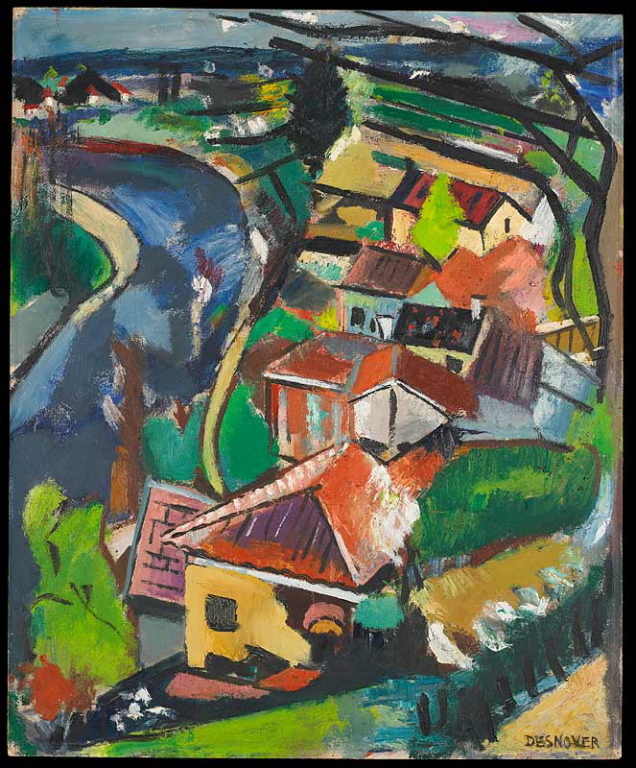 Village de Dordogne, François Desnoyer, 1928