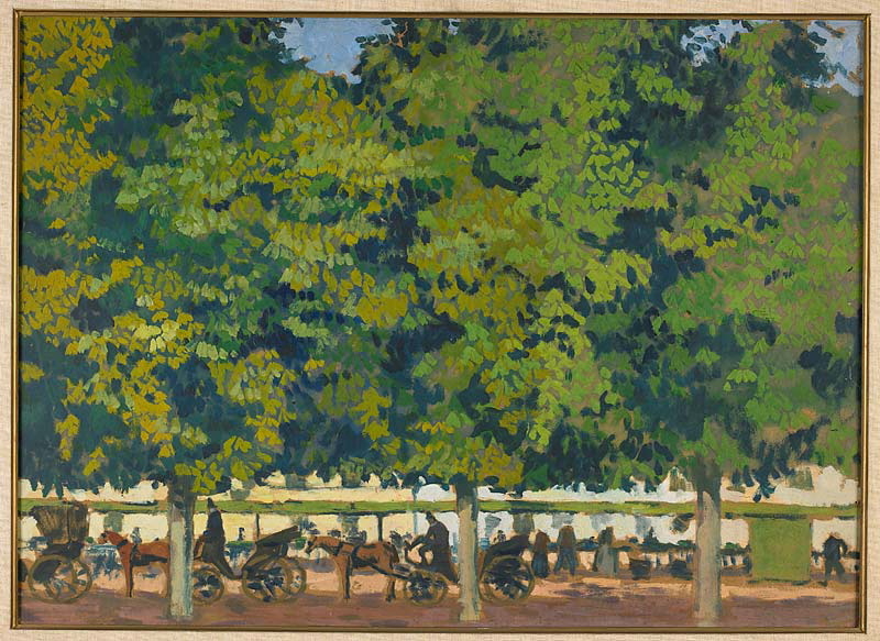 Station de fiacres, Francis Jourdain, 1908
