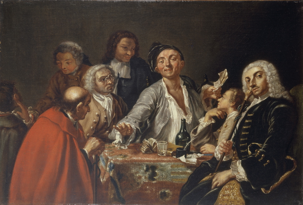 Réunion d'amateurs ; Le Poète, Giuseppe Bonito, 18e siècle