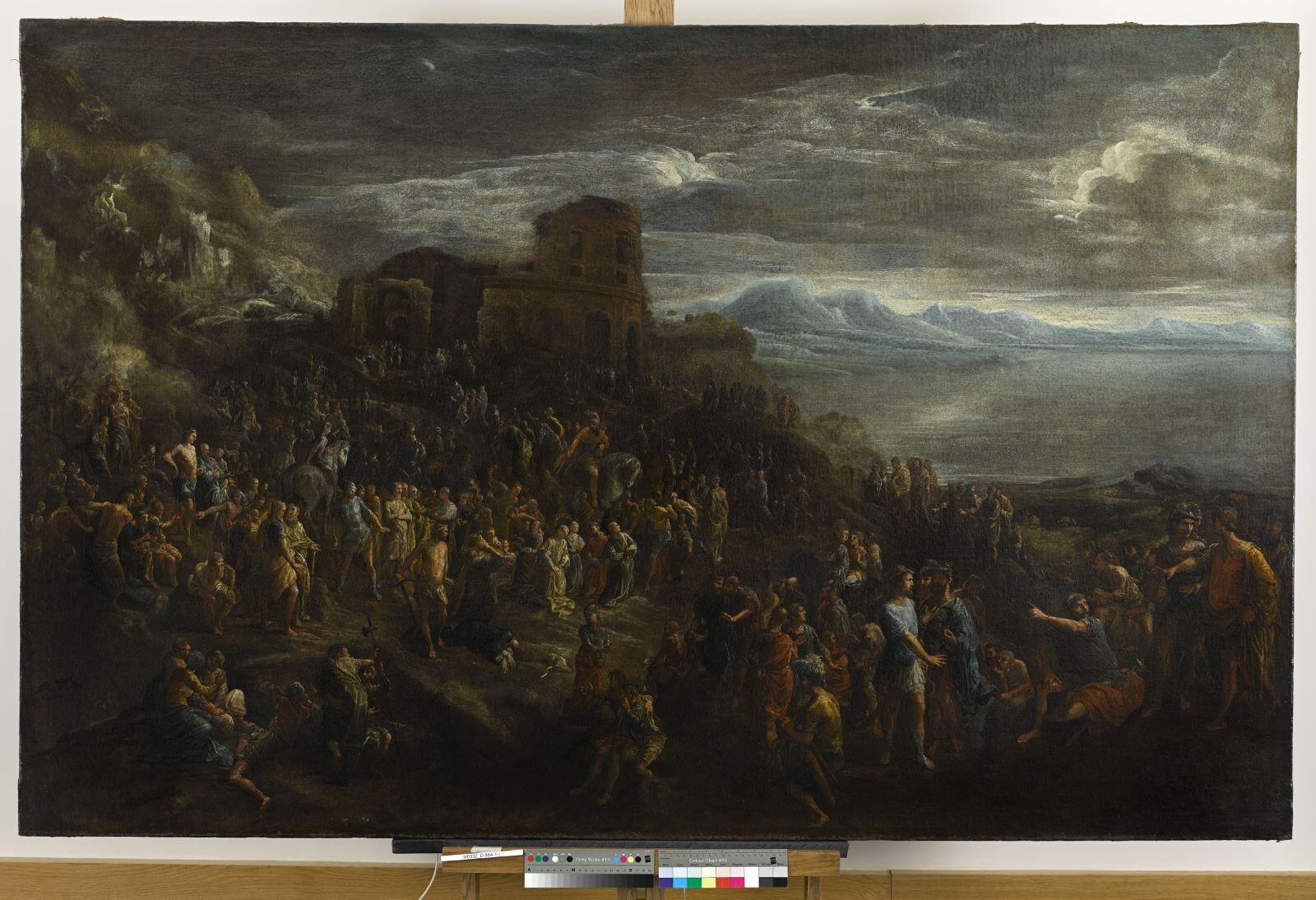 Le Martyre de San Gennaro (saint Janvier), Cornelio Brusco, 1610-1615