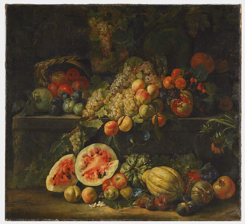 Nature morte aux pastèques, David de Coninck, 2e moitié 17e siècle