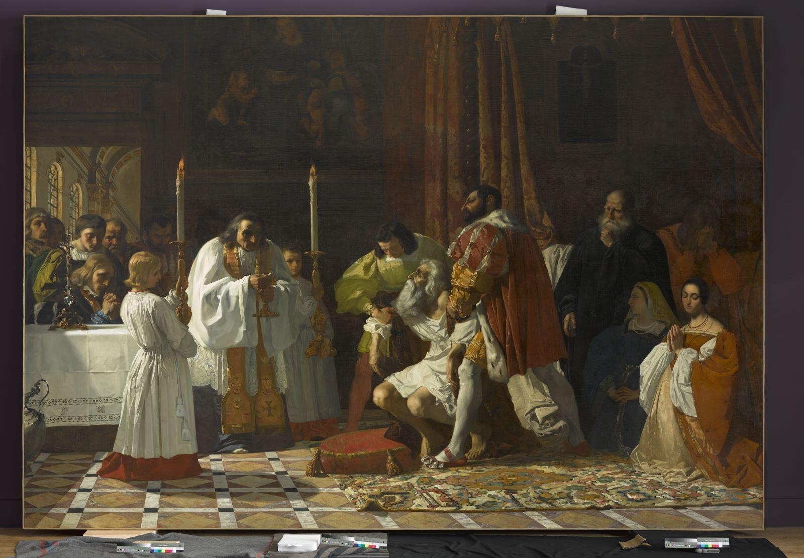 Les Derniers moments de Léonard de Vinci_0