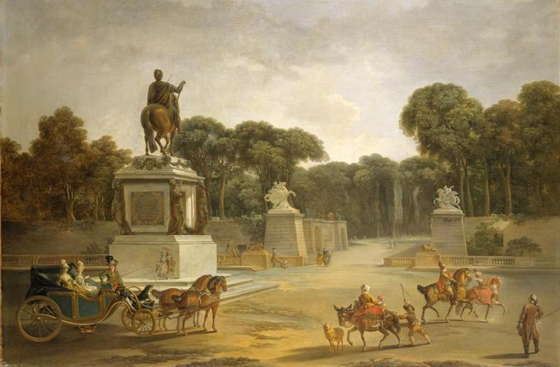 L'Entrée des Tuileries vue de la place Louis XV à Paris_0
