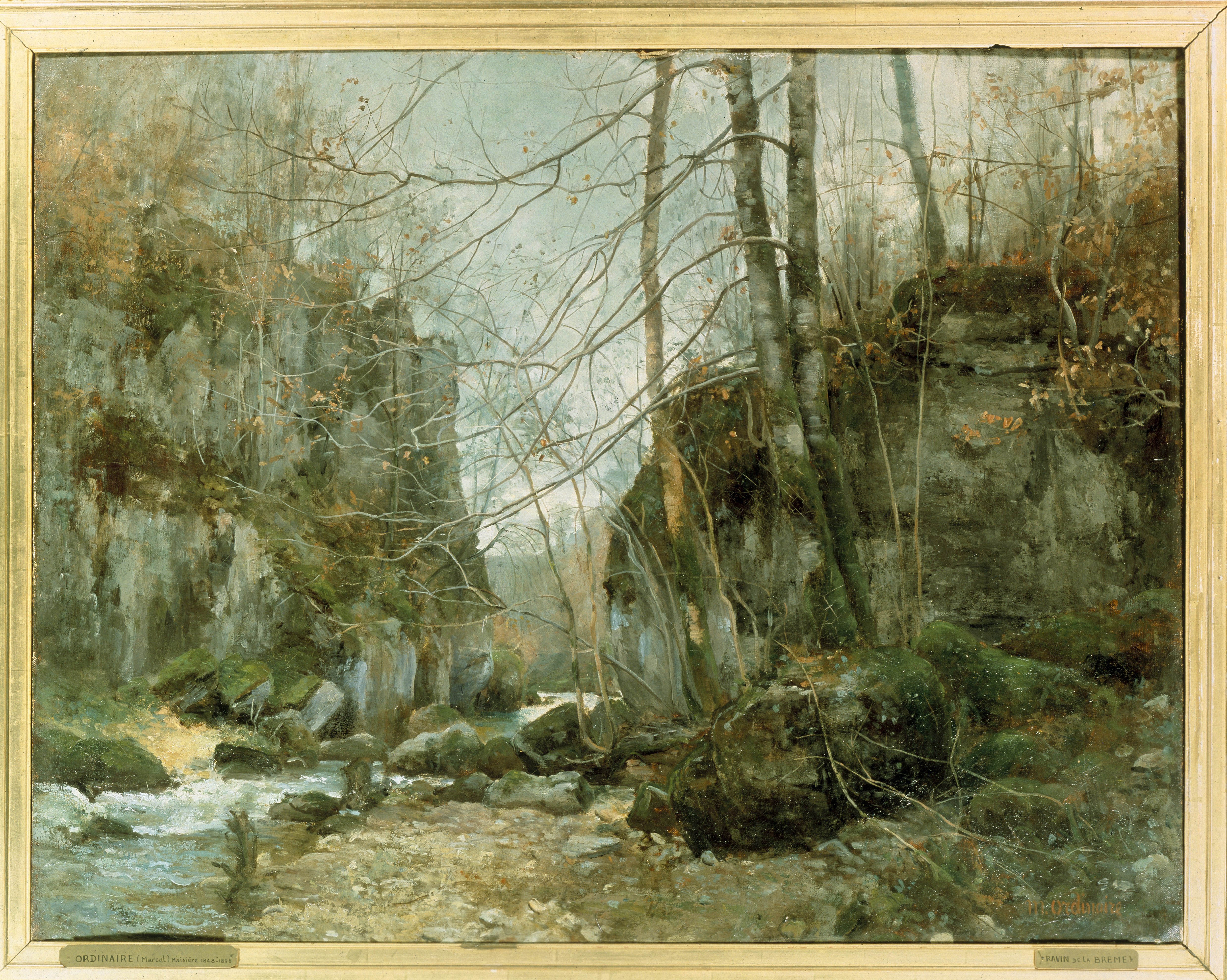 Ravin de la Brême, Marcel Ordinaire, 1879