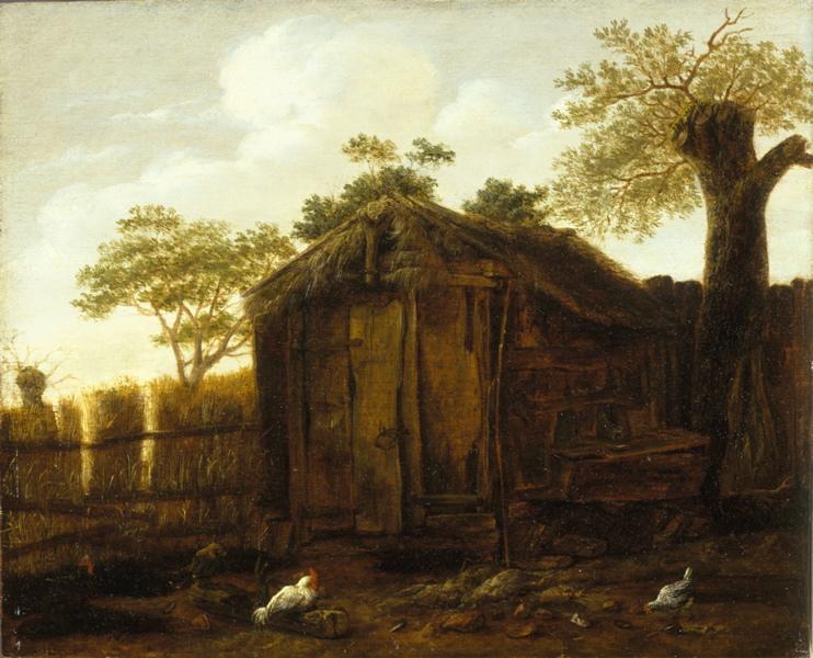 Soue à cochons dans un poulailler_0